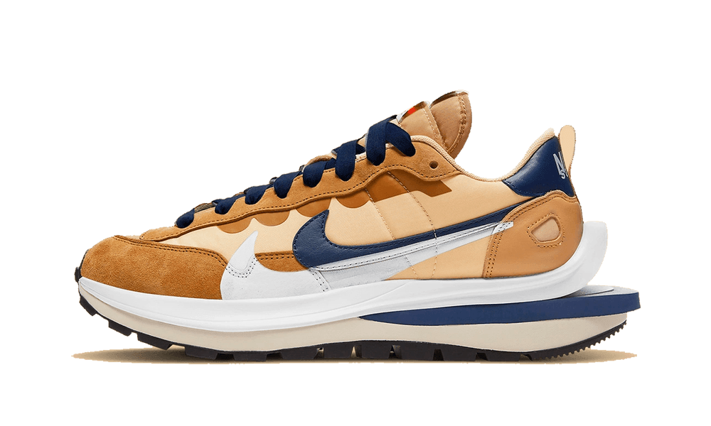Vaporwaffle X Sacai Tan Navy — 36
