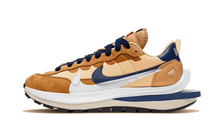 Vaporwaffle X Sacai Tan Navy — 36